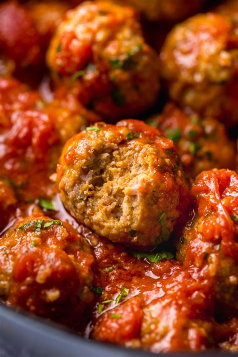 Cover, reduce heat, and simmer until meatballs are cooked through, turning often, about 20 minutes. Italian Sausage Meatballs | Recipe in 2020 | Sausage ...