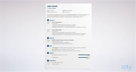 48 Blank Resume Template Pdf For Your Application
