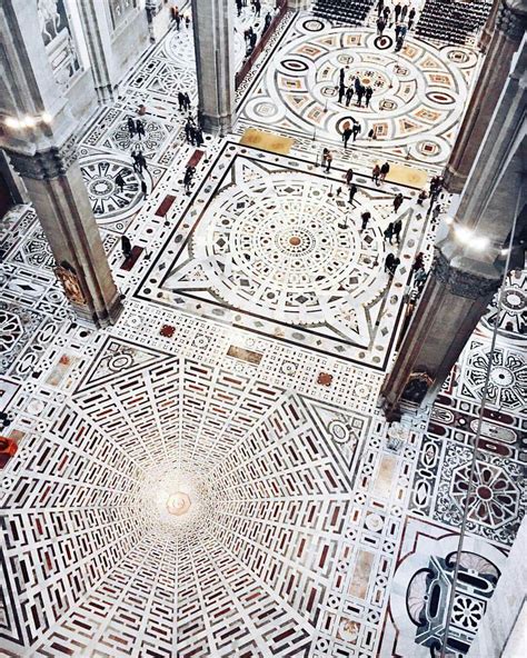 The Marble Mosaic Floor Of The Florence Cathedral Italy 16th Century Ce R Architecturalrevival