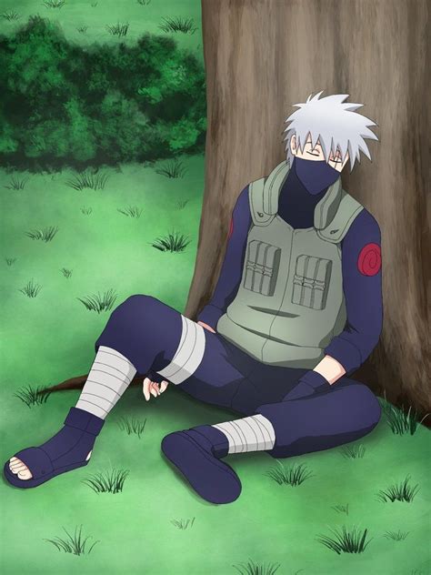 Kakashi Sleeping By Pungpp Kakashi Kakashi Hatake Kakashi Hokage