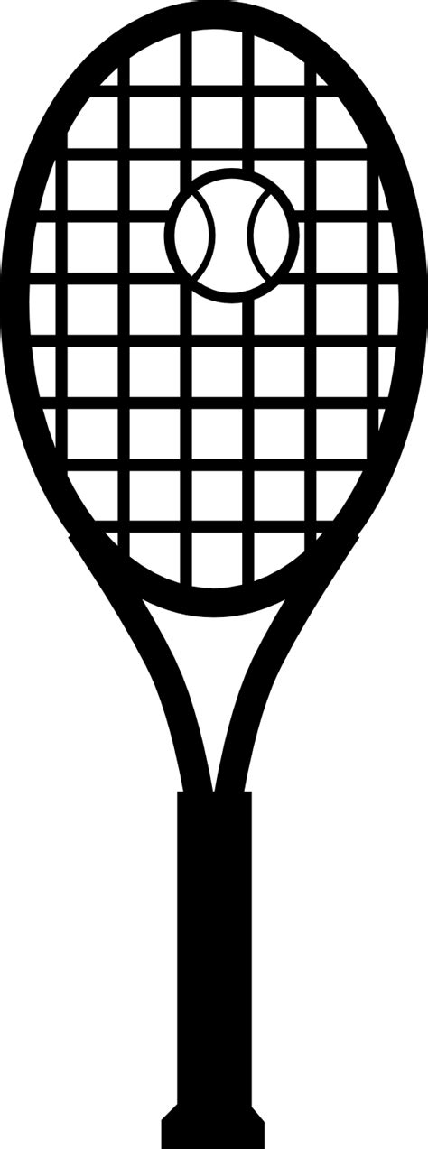 Black And White Clipart Tennis Clipart Best