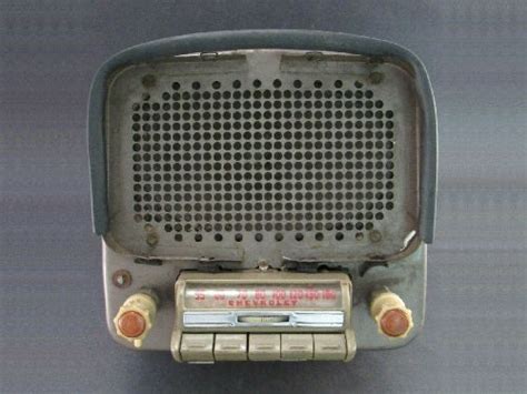 Identifying Vintage Or Antique Car Radios By Image. Identifying Vintage