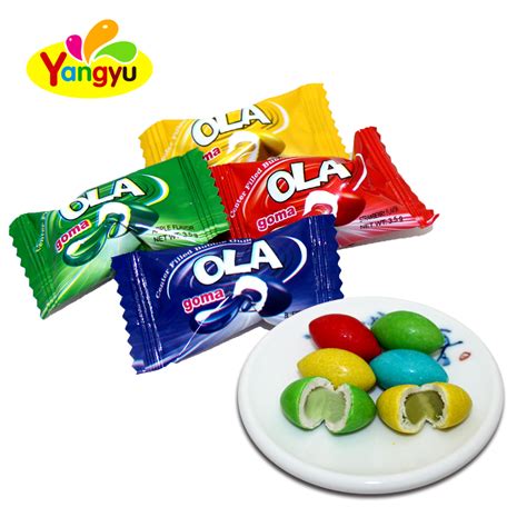 Bubble Gum Type Fruit Flavor Jam Filling Sugar Free Chewing Gum Buy