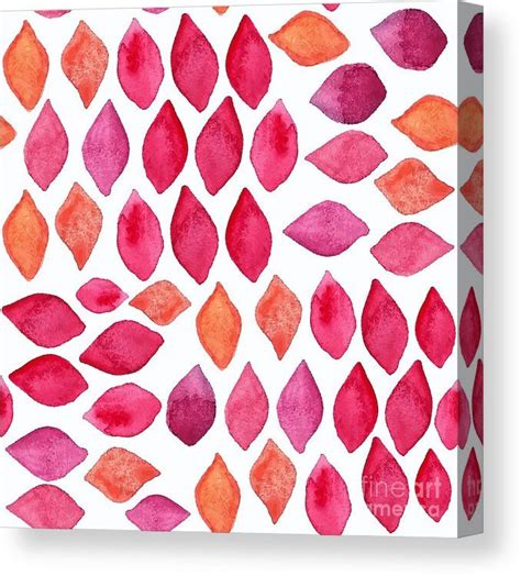 Watercolor Abstract Seamless Pattern Canvas Print Canvas Art By Ajgul