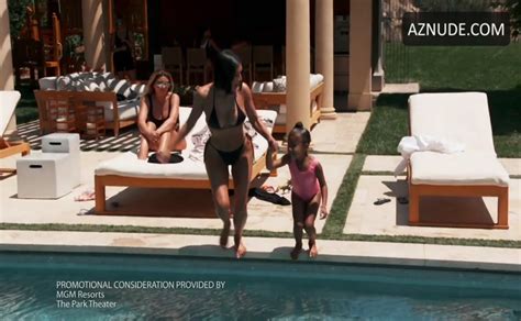 Kourtney Kardashian Kim Kardashian West Larsa Pippen Bikini Thong Scene In Keeping Up With