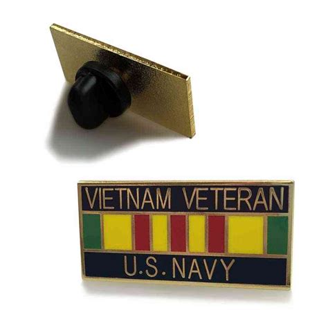 Us Navy Vietnam Veteran Service Ribbon Hatlapel Pin