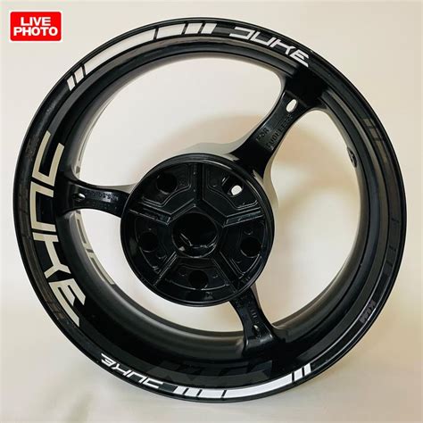 Ktm Duke Wheel Stickers Motorcycle Rim Tape Wheel Decals Inspire