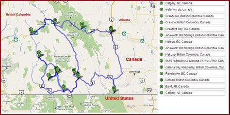 My Excursions In Canada Circle Routes Hot Springs Southern British