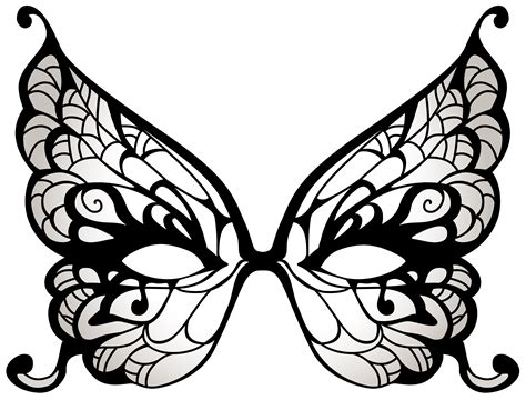 Butterfly Carnival Mask Png Clip Art Image Butterfly Mask Art Images