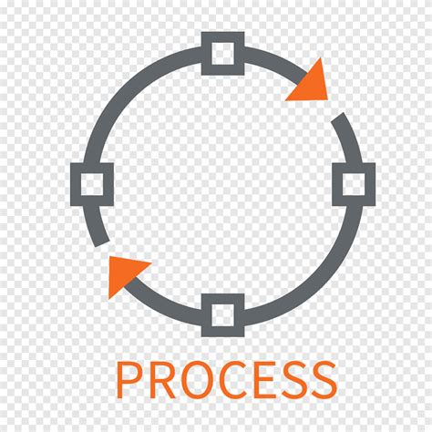 Grey And Orange Process Illustration Computer Icons Business Process
