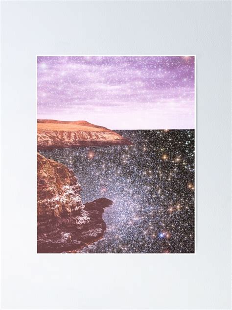 Sparkly Aesthetic Collage Poster By Ind3finite Redbubble