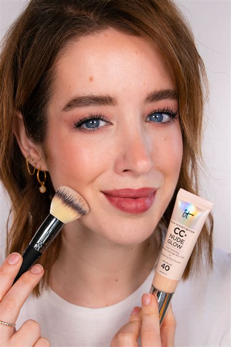 It Cosmetics Cc Nude Glow Lsf Review Tragebilder Carina Teresa Beauty Blog