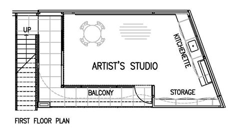 Artists Studio Floor Plan