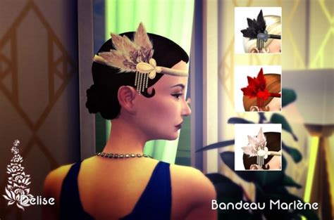 Marlene Headband By Delise At Sims Artists Sims 4 Updates