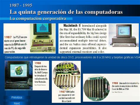 Generacion De Computadoras Generación De Computadoras