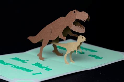 Dinosaur Pop Up Card Tutorial Creative Pop Up Cards