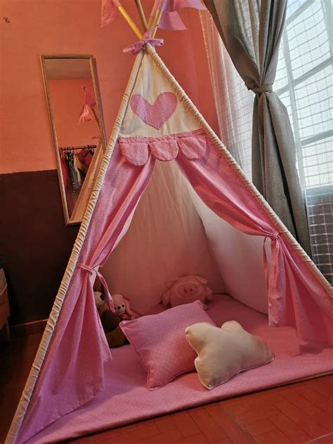 Tipis Casita Infantil Tienda Teepee Para 2 Niños Ó Niñas Mercado Libre