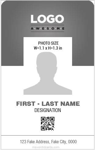 For making your work hassle free you can opt for flash card template online and download it easily. 8 Best Professional Design Vertical ID Card Templates ...