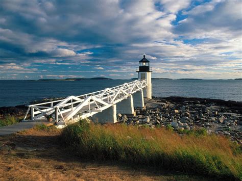 Marshall Point Lighthouse Port Clyde Maine Wallpaperish Vuurtorens