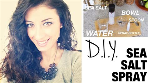 Diy Sea Salt Spray For Beautiful Curls Youtube