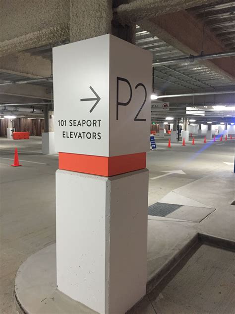 Parking Garage Directionals Design By Kling Stubbins Paint And