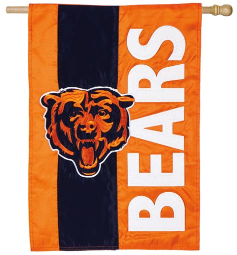 Chicago Bears Embellished Flags