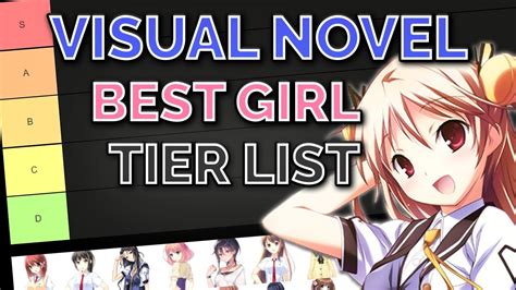 Visual Novel Best Girl 2020 Tier List The August Hail Youtube