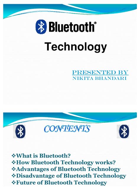 Bluetooth Ppt Bluetooth Telecommunication
