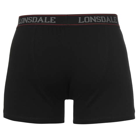 Lonsdale 2 Pack Boxers Mens Boxers
