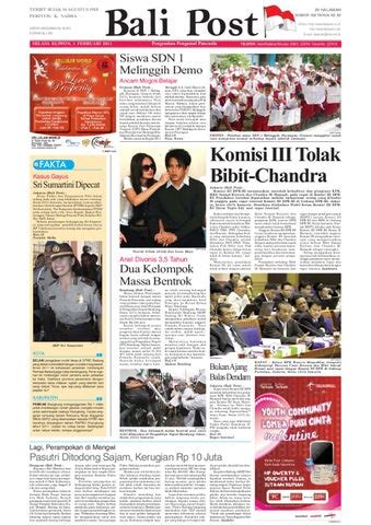 Edisi 01 Februari 2011 Balipost Com By E Paper KMB Issuu