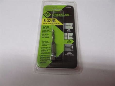 Greenlee Drilltap Bit 8 32 Dtap8 32 New Drill Tap Debur Ebay