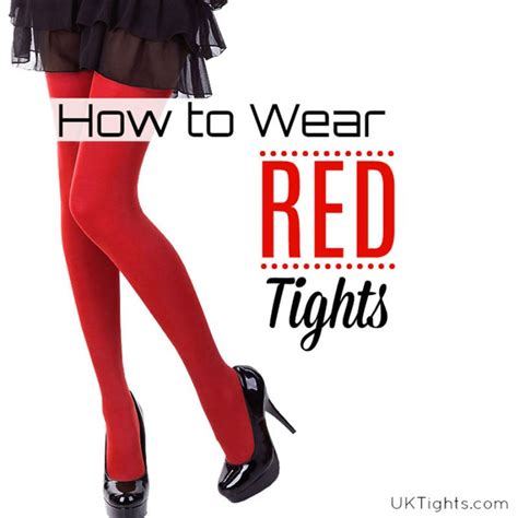 Trend Focus Red Tights How To Wear Them Uk Tights Blog Red