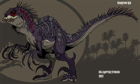 Jurassic World Scorpius Rex By Hellraptorstudios On Deviantart