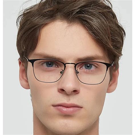 new men s glasses frame clear glasses classic business eyeglass frame male optical frame square