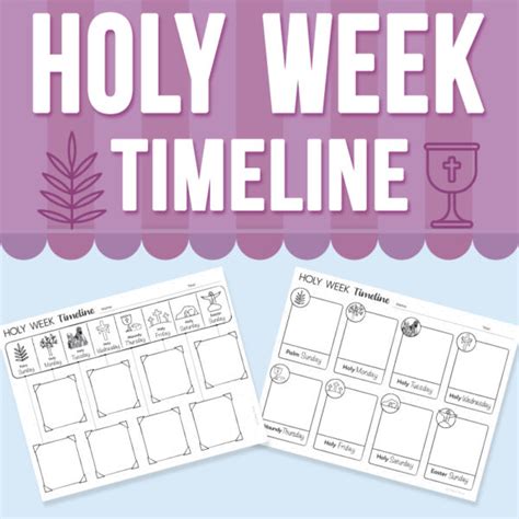 Holy Week Timeline Made By Teachers