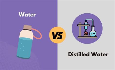 Water Vs Distilled Water Whats The Difference With Table
