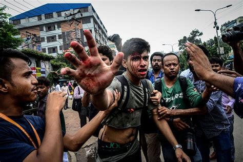 Violence Continues In Bangladesh Capital As Students Protest Bloomberg