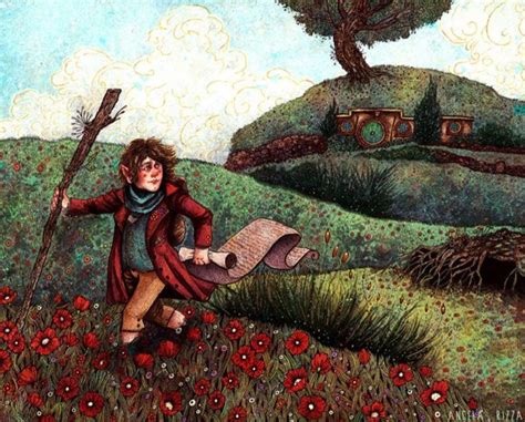 Angela Rizza Illustration Hobbit One Last Look Hobbit Art The