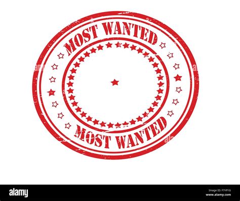 Most Wanted Stamp Stock Vector Images Alamy