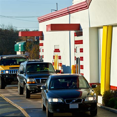 Banks, i believe were the first businesses to have drive thru tellers. Why Your Drive-Thru Wait Time is Getting Longer | Food & Wine