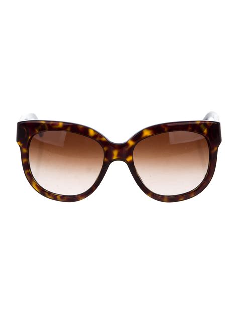 Stella Mccartney Tortoiseshell Oversize Sunglasses Brown Sunglasses Accessories Stl125027