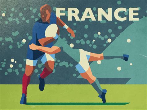 France France Rugby Rugby Illustration Rugby Art