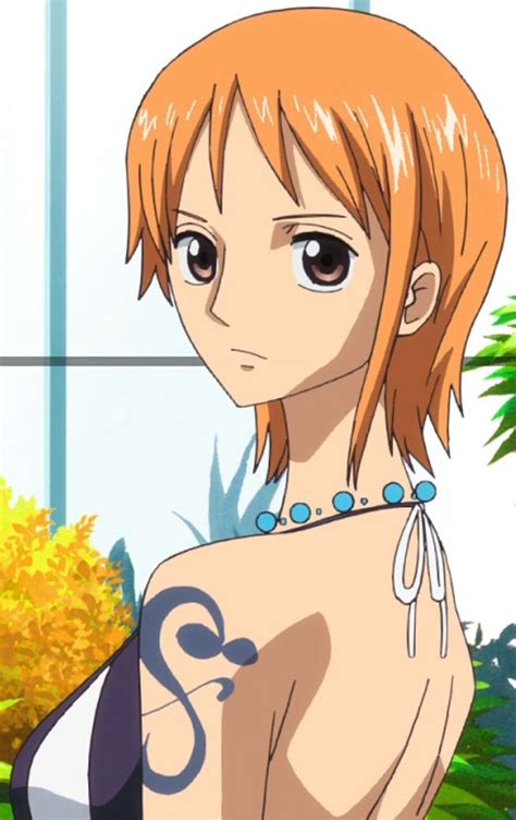 Nami black stripped bikini Dessins anime de fille One pièce manga