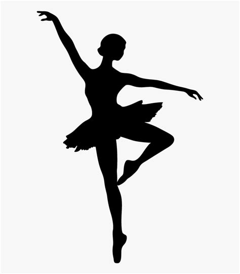 Modern Dance Ballet Dancer Silhouette Dancer Decal Free Transparent