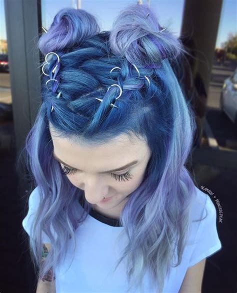 So how can dyes make color? 44 Incredible Blue and Purple Hair Ideas That Will Blow ...