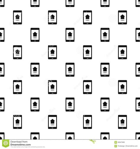 Working Phone Pattern Vector Stock Vector Illustration Of Smartphone