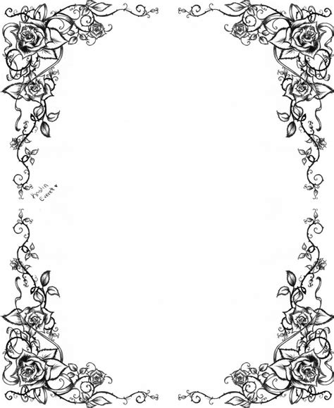 Including hot foil stamps, dies, stencils, cardstock, patterned paper, collections and more Rose Border - Clipartion.com