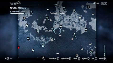 Assassins Creed Rogue Map Maps Database Source