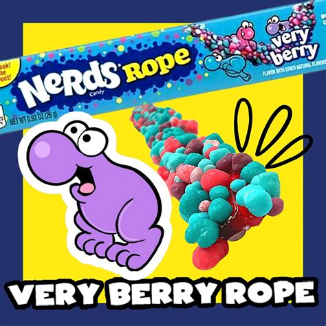Buy Nerds Ropes Very Berry And Rainbow Individually Wrapped Candy