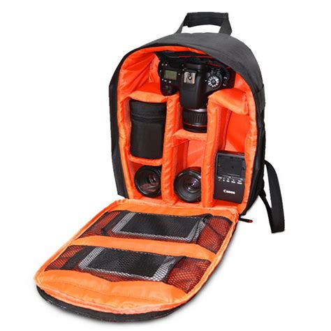 Camera Bag Waterproof SLR DSLR Camera Bag Backpack Shockproof Case